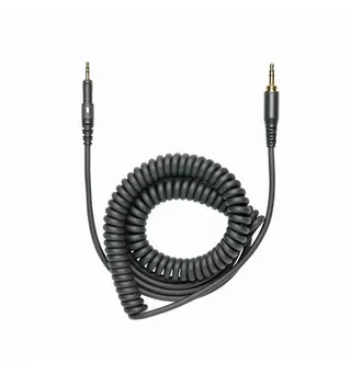 Audio-Technica Curl Cord 1.2-3m BK Kabel til M40X/M50X/M60X/M70X